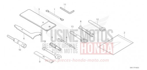 OUTIL CBR650RAT de 2026